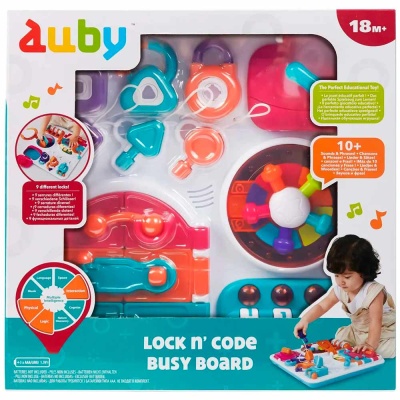 Игрушка Бизиборд интерактивная Auby 40739