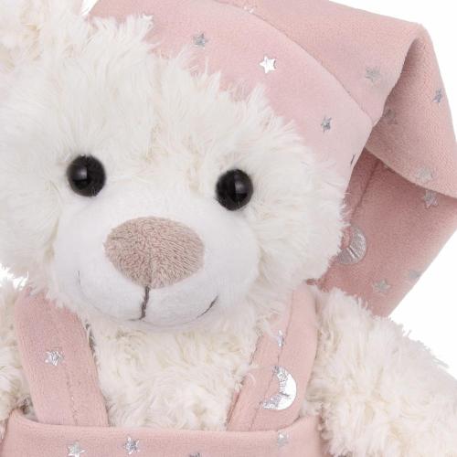 Мягкая игрушка Мишка в розовом ночном колпаке и комбинезоне 20 см Relana RL24057-20 фото 5