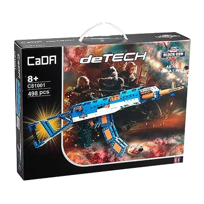Конструктор CaDA deTECH Автомат АК-47 498 деталей Double Eagle C81001W 05