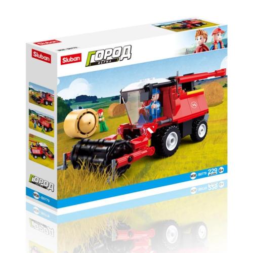 Конструктор Ферма Комбайн 229 деталей Sluban M38-B0779 фото 2