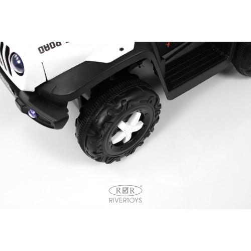 Детский электромобиль RiverToys G003GG белый фото 17