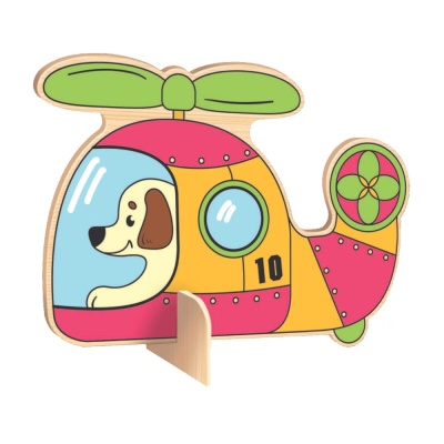 Набор для выпиливания лобзиком Вертолет Десятое королевство 03744