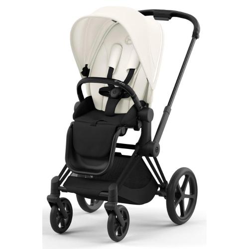 Коляска 2 в 1 Cybex Priam IV Matt Black Off White фото 11
