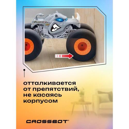 Машинка на радиоуправлении Монстр Носорог HomeWheel Crossbot 870955 фото 8