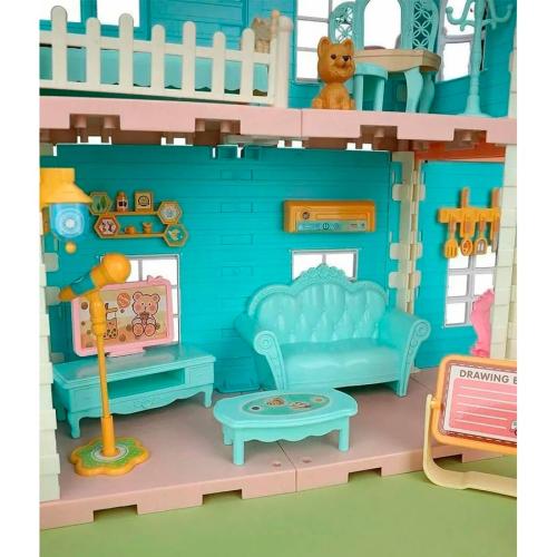 Дом для кукол Princess House c мебелью Наша игрушка 668-9 фото 3