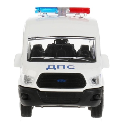 Коллекционная машинка Ford Transit Полиция Технопарк SB-18-18-P(W)-WB 04