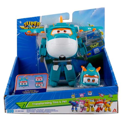 Трансформер Тино с питомцем Супер Крылья Super Wings EU770447 фото 2