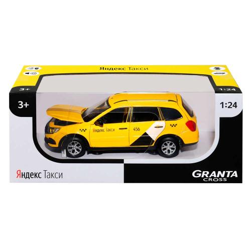 Машинка коллекционная Lada Granta Cross Яндекс Такси Автопанорама JB1251347 фото 5
