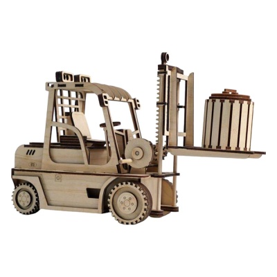 Деревянный 3D конструктор Lemmo ПК-1 Погрузчик 01