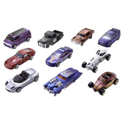 Подарочный набор из 10 машинок Hot Wheels 54886