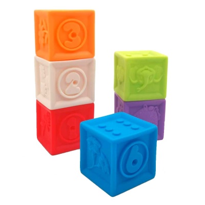 Развивающая игрушка Мягкие кубики Elefantino IT106447