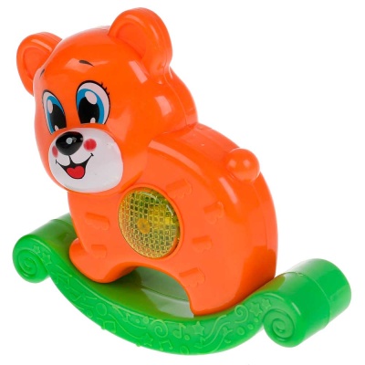 Музыкальная развивающая игрушка Медвежонок-качалка Умка HT589-R