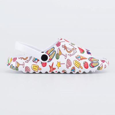 Сабо для девочки Котофей 325147-01 белые 2