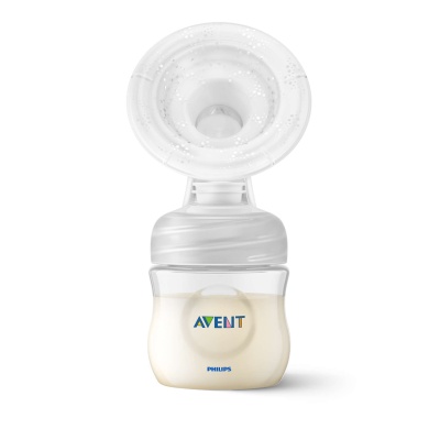 Молокоотсос ручной Natural Motion с бутылочкой для кормления Philips Avent SCF430/10-3