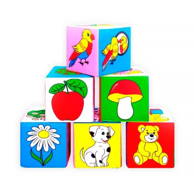 Игрушка для малышей Кубики Мякиши 1