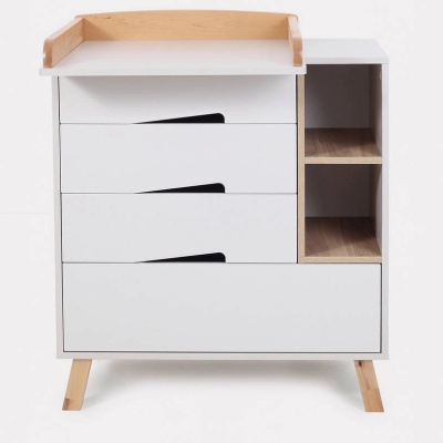 Комод пеленальный с органайзером Rant Lago Pro 800/4 Crystal Beige