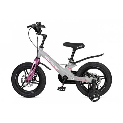 Велосипед детский Maxiscoo Space Deluxe Plus 14 MSC-S1443D серый жемчуг фото 3