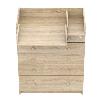 Комод пеленальный раскладной Pituso Tori Дуб сонома-дуб сонома 02