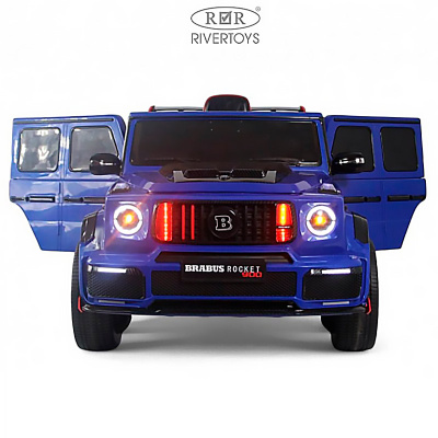 Детский электромобиль RiverToys Z777ZZ синий 11