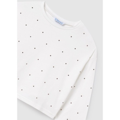Лонгслив Mayoral 7094/36 молочный 02