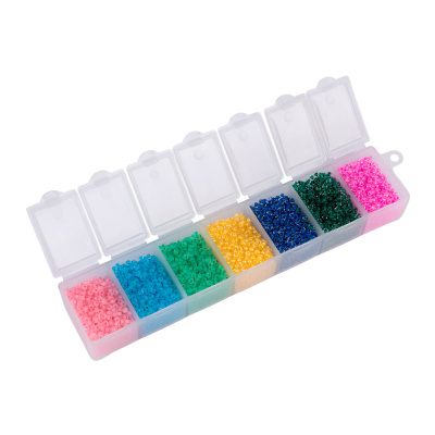 Набор бисера Gamma 2.3 мм 7 цветов GNB 10/0 1