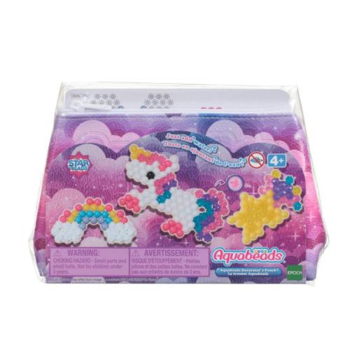 Набор для творчества аквамозаика Пенал дизайнера Единороги Aquabeads 31856 фото 2