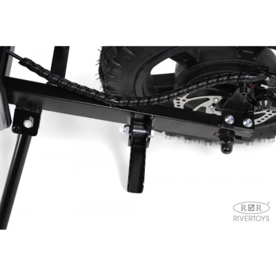 Детский электромотоцикл RiverToys E777KX белый
