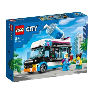 Конструктор Lego City 60384 Фургон для шейков Пингвин