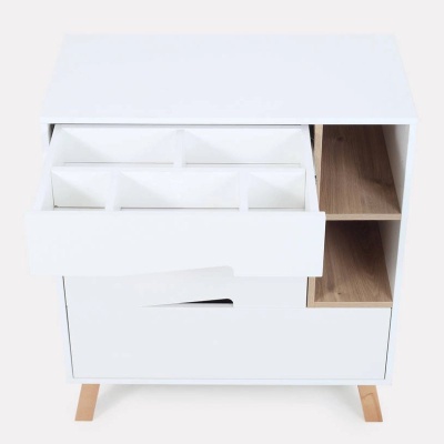 Комод пеленальный с органайзером Rant Lago Pro 800/4 Cloud White