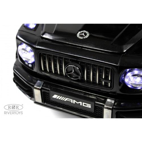 Детский толокар Mercedes-Benz G63 RiverToys Z001ZZ-B чёрный бриллиант фото 12