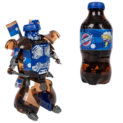 Трансформер 2 в 1 Bondibot бутылка-робот Самурай Bondibon ВВ6542 2
