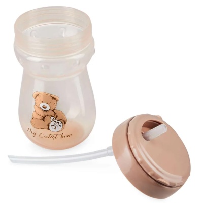 Поильник с трубочкой 360мл Happy Baby 14011_bear 3