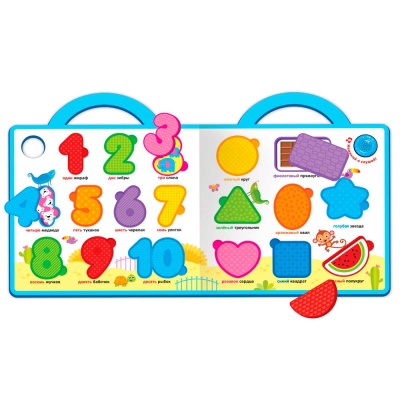 Развивающая игрушка Музыкальные пазлы Портфельчик Первые знания Азбукварик 2