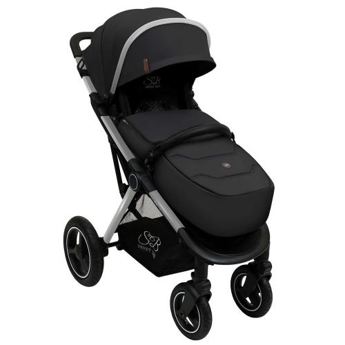 Коляска прогулочная Suburban Compatto Air Silver Black Sweet Baby фото 2