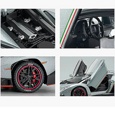 Машина Lamborghini 1:24 металл свет звук CH Toys CZ147AD 4