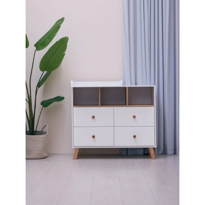 Комод пеленальный Rant Vester 1000/4 Cloud White 03