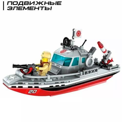 Конструктор Боевой Катер 235 деталей Qman 1720Q фото 2