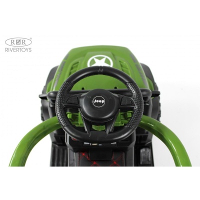 Детский электромобиль RiverToys G003GG зелёный