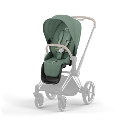 Коляска 2 в 1 Cybex Priam IV Rosegold Leaf Green