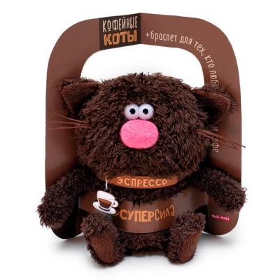 Мягкая игрушка Котик Эспрессо 12 см Budi Basa CCat12-10 4
