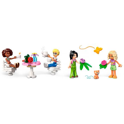 Конструктор Lego Friends 42671 Зеленое кафе и магазин цветов фото 2