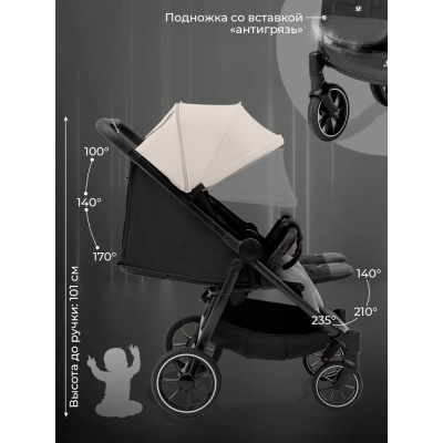 Коляска прогулочная для двойни Sweet Baby Donna Gray