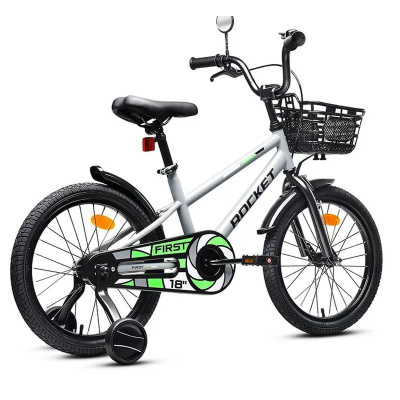Велосипед двухколёсный 18 Rocket First 18.FIRST.GR.26 серый 03