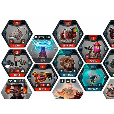 Настольная игра Стальная Арена Высокое напряжение Gaga Games GG136