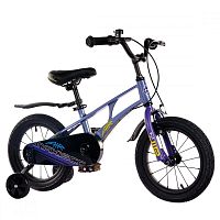 Велосипед детский Maxiscoo Air Стандарт 14'' 2024 Maxitoys MSC-A1435 синий карбон