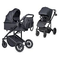 Коляска 2 в 1 Farfello Solo Duo Comfort SOLO-3 Black