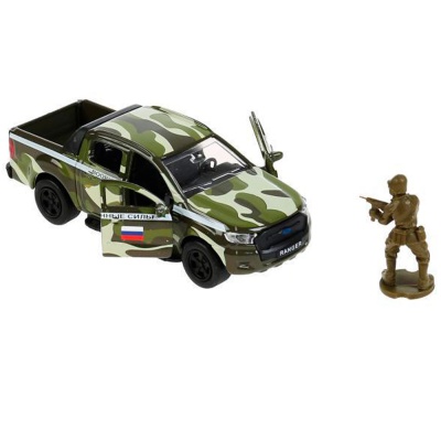 Машина металлическая Ford Ranger Технопарк SB-18-09-FR-M+FG-WB 2