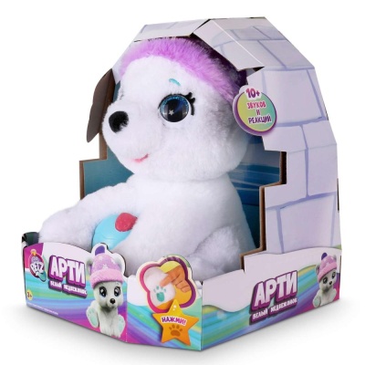 Интерактивная мягкая игрушка Club Petz Белый медвежонок Арти IMC Toys IMC86074 02