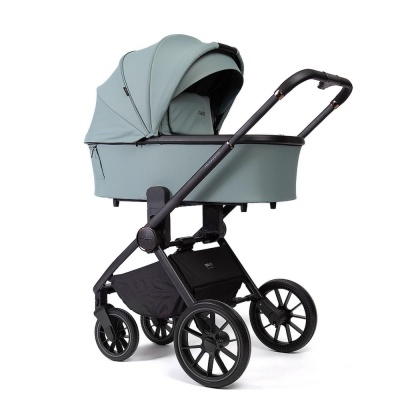 Коляска 2 в 1 Peppy Monaco Mint рама чёрная 03