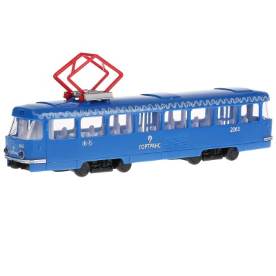 Игрушка Трамвай Технопарк CT12-428-2-BL 2